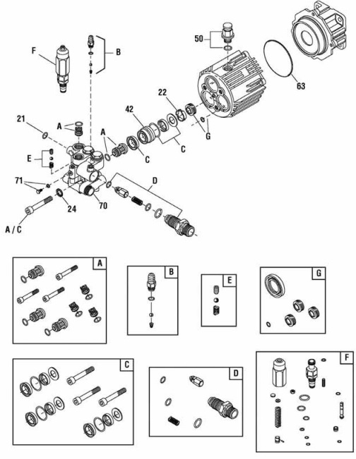 202005 pressure washer pump parts